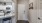 a kitchen with white cabinets