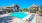 a swimming pool in a backyard