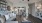 a living room with a ceiling fan