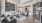 a living room with a wood floor
